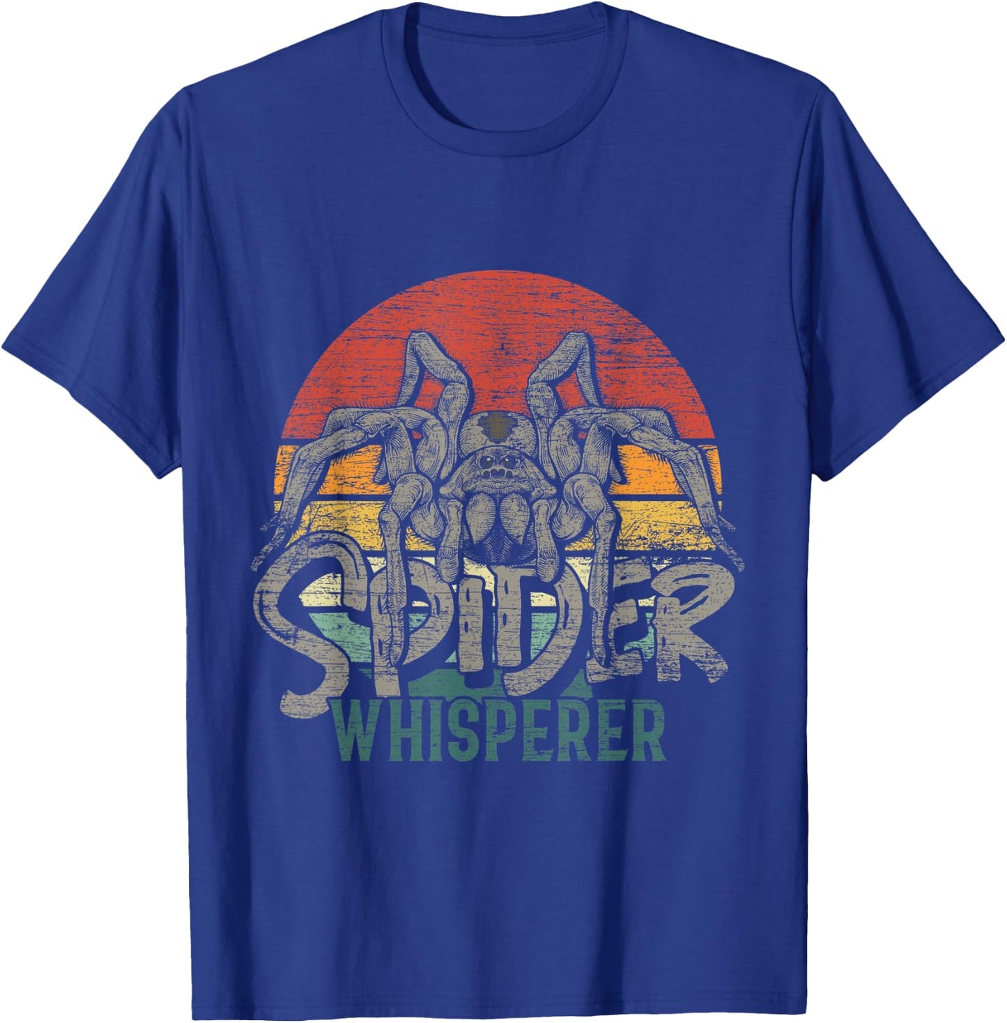 Spider Whisperer Retro Spider T-Shirt - T-Shirt | Royal