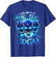 Skull Stuck Between Idk Idc And Idgaf T-Shirt - T-Shirt | Royal