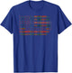 Clan MacPherson Scottish tartan US flag kilt Scotland T-Shirt - T-Shirt | Royal