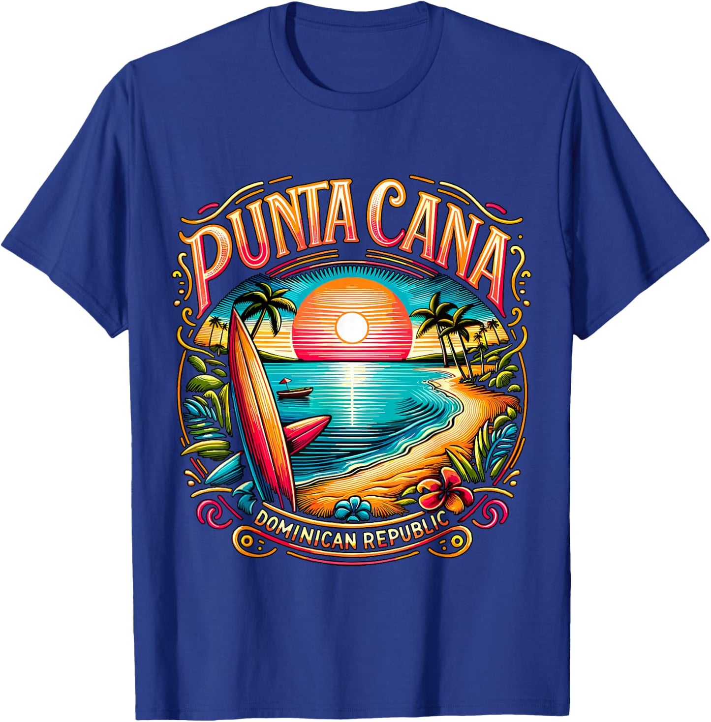 Punta Cana Dominican Republic Vacation Beach T-Shirt - T-Shirt | Royal