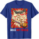Ukes Not Nukes | Ukulele Guitar Music Musician Gift T-Shirt - T-Shirt | Royal