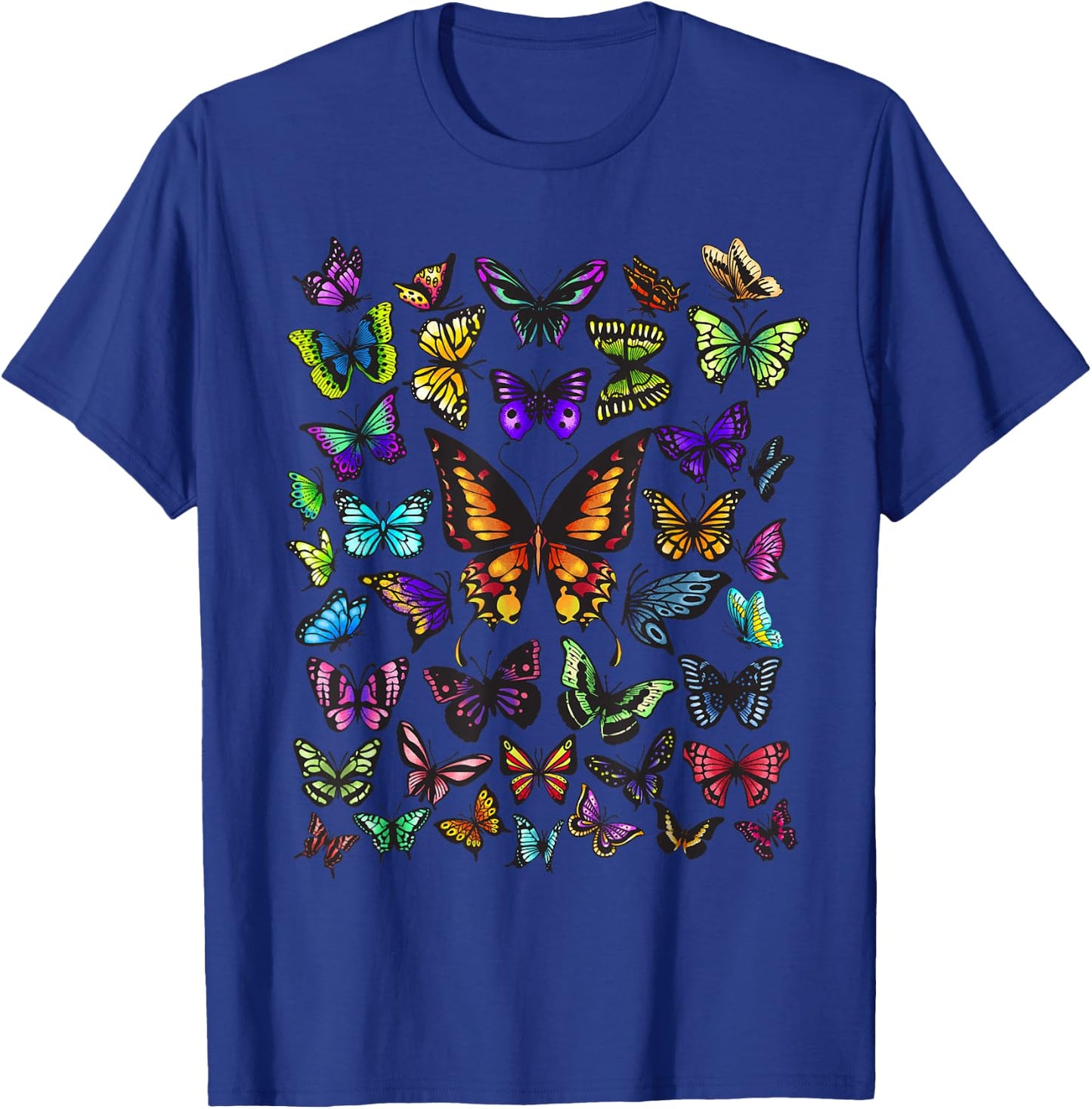 Butterfly Gift Women Kids Butterfly Lover Collection T-Shirt - T-Shirt | Royal
