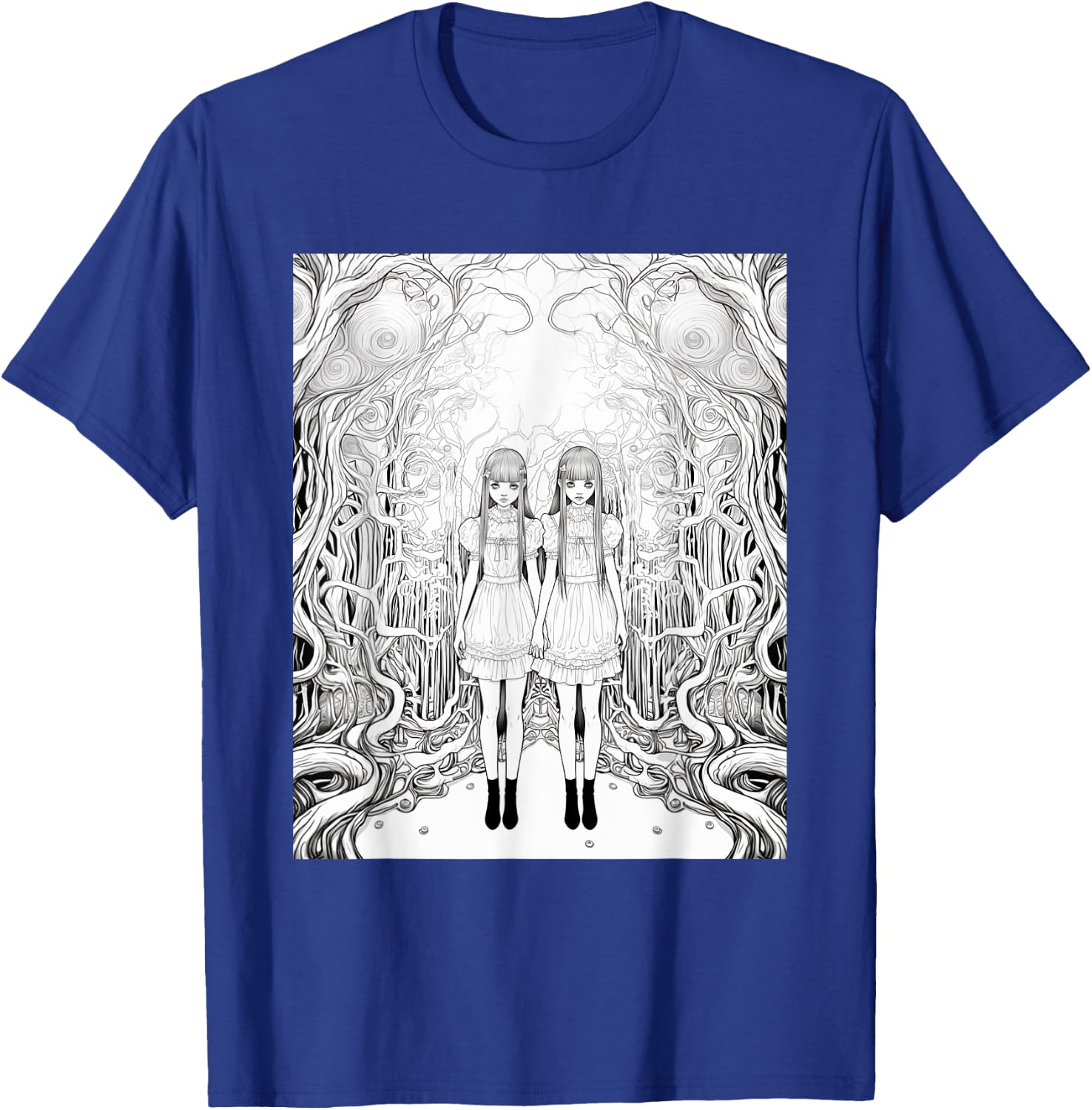 Manga Anime Demon Girl Beauty Horror T-Shirt - T-Shirt | Royal