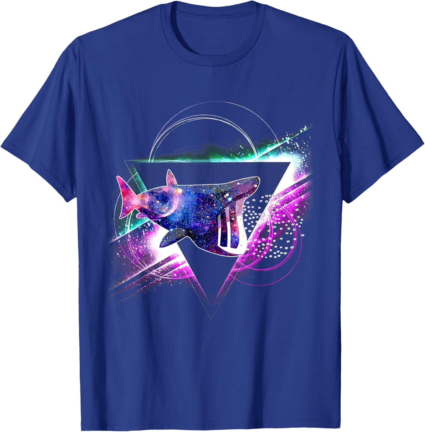 Aesthetic Galaxy Basking Shark T-Shirt - T-Shirt | Royal