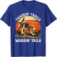 Dog Hunter Tracking Trails Beagle Hunting T-Shirt - T-Shirt | Royal