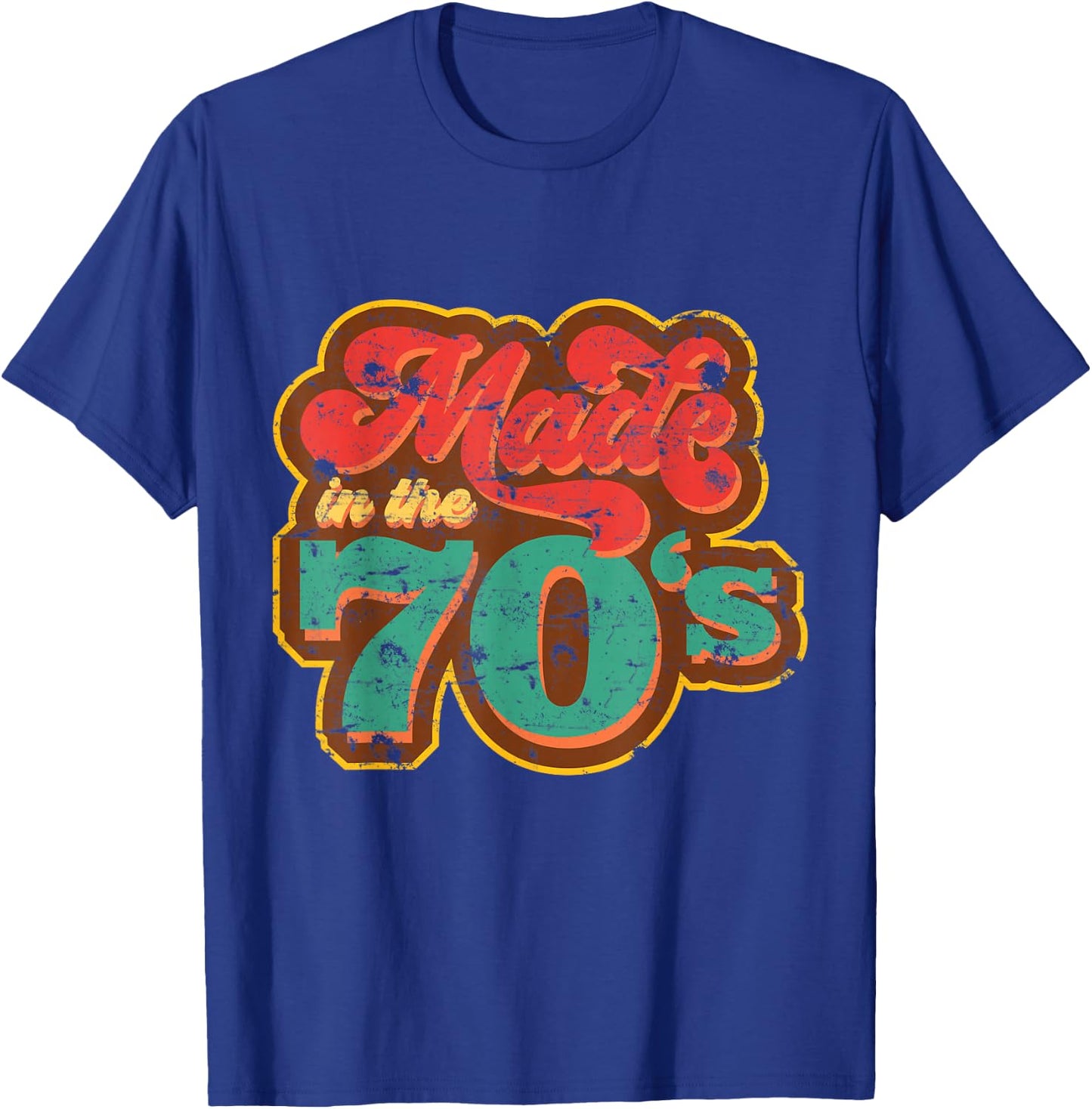 Made in the 70s | Retro Vintage 70s Style T-Shirt - T-Shirt | Royal