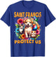 St Francis of Assisi Patron Saint of Animals Cute Catholic T-Shirt - T-Shirt | Royal