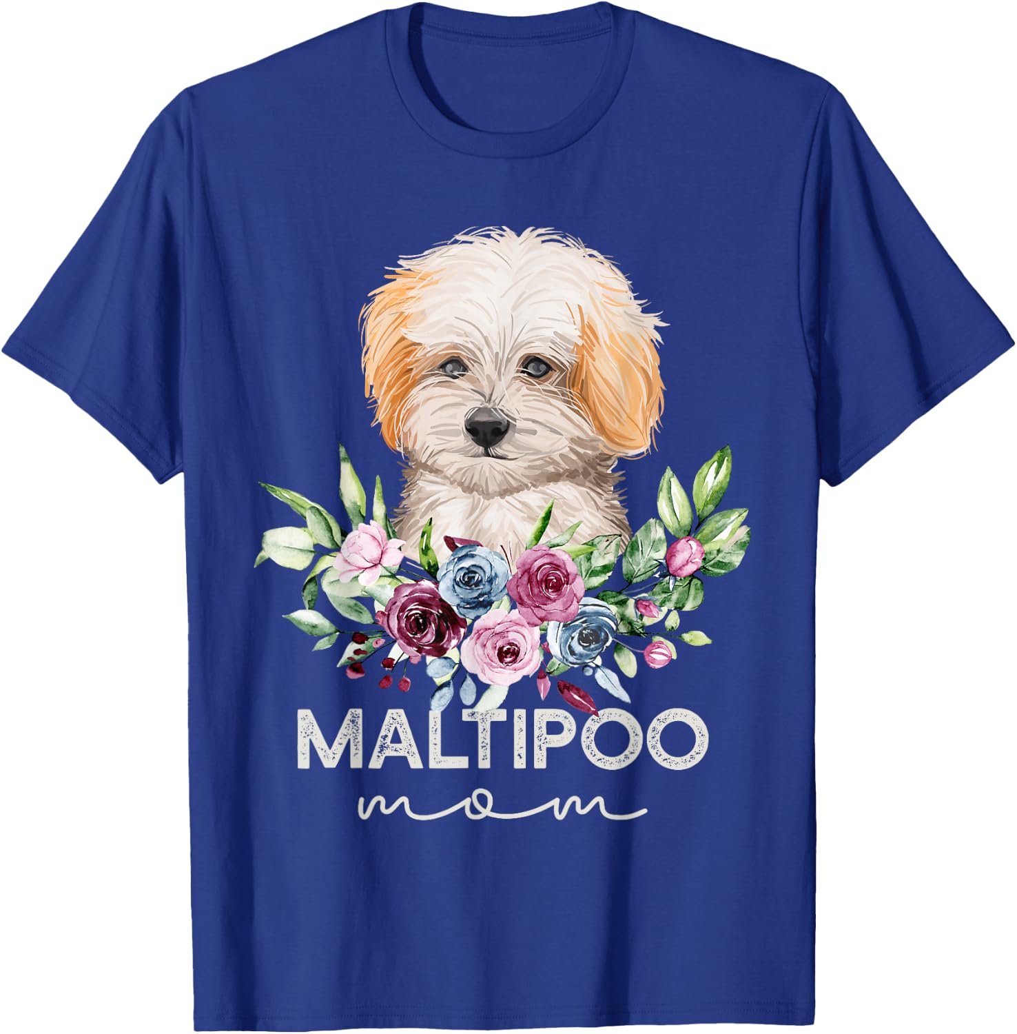 Maltipoo Shirt Dog Gifts Maltipoo Mom T-Shirt - T-Shirt | Royal