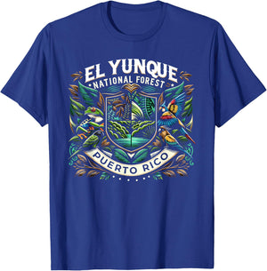 El Yunque National Forest Shirt Wildlife Puerto Rico T-Shirt - T-Shirt | Royal
