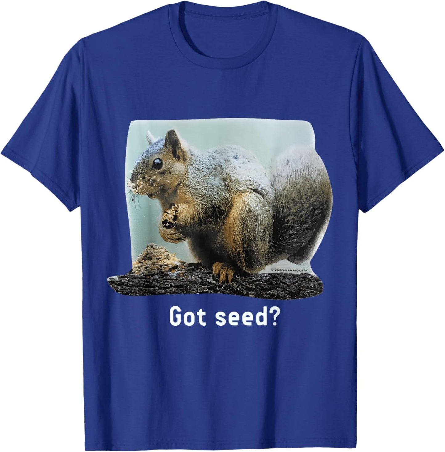 Got seed Squirrel T-Shirt - T-Shirt | Royal