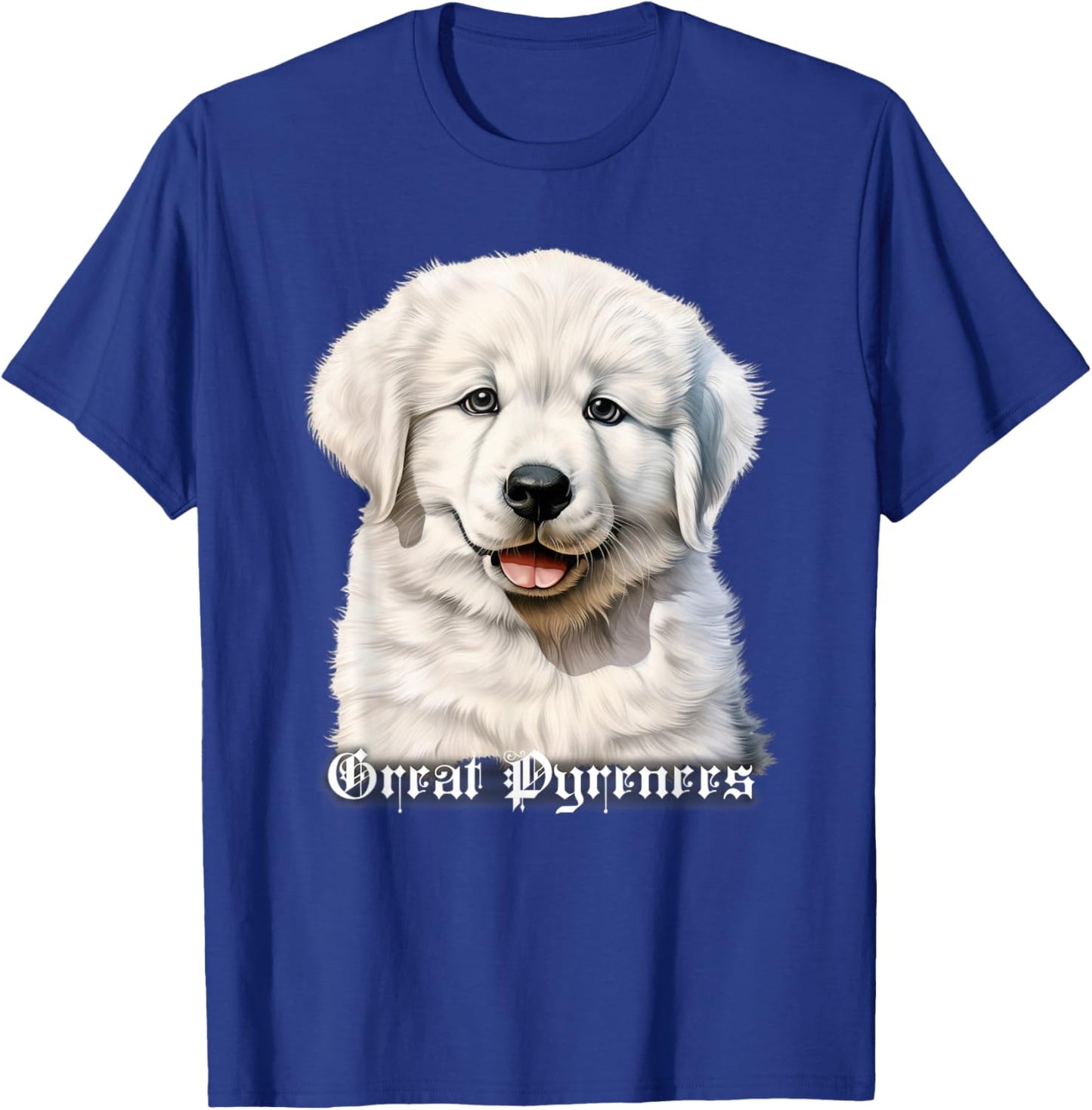 Great Pyrenees Dog x Puppy T-Shirt - T-Shirt | Royal