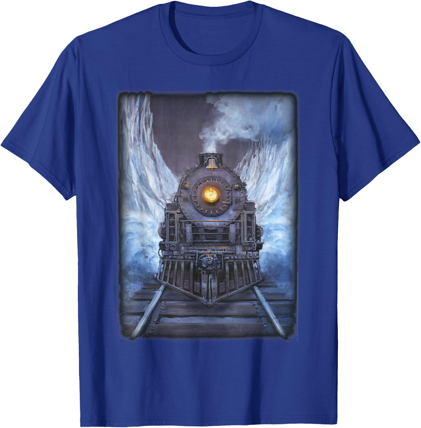 The Polar Express Train Poster T-Shirt - T-Shirt | Royal