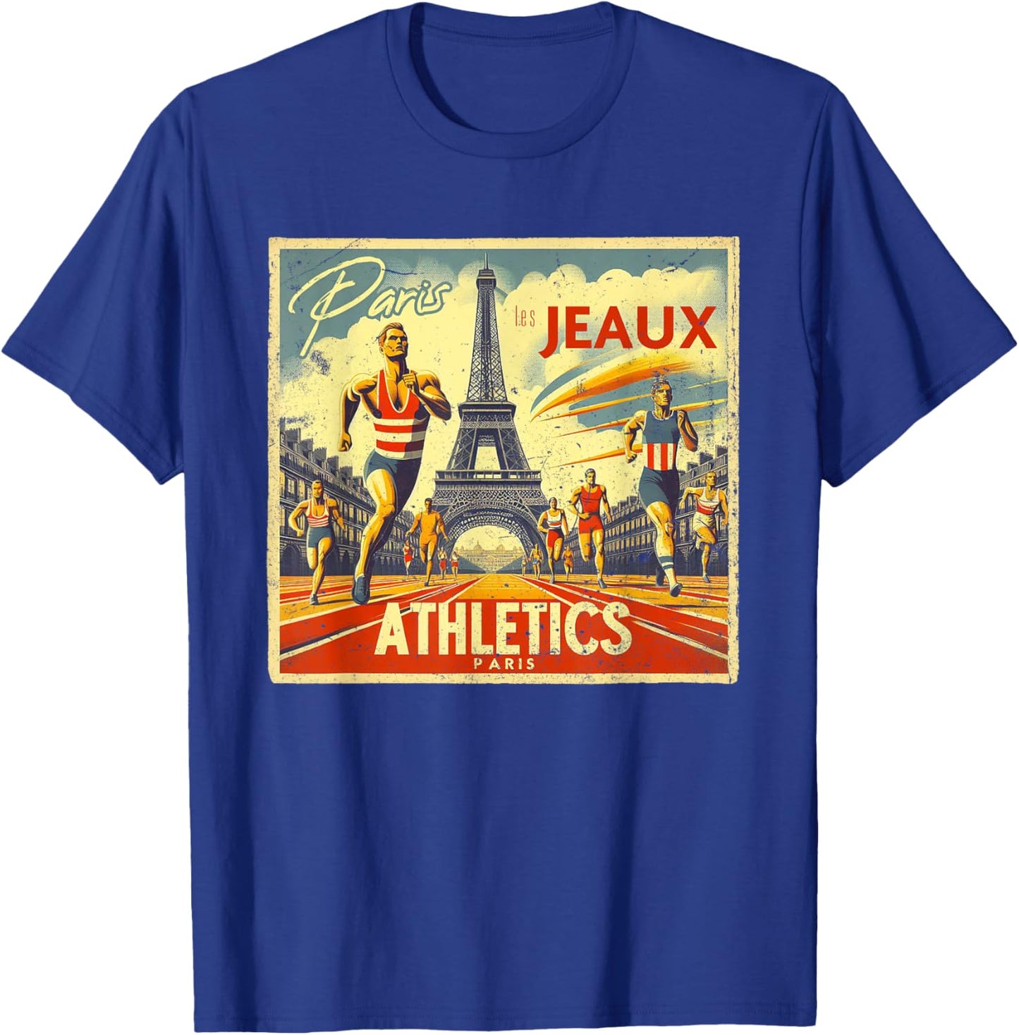 Paris The Games Athletics T-Shirt - T-Shirt | Royal