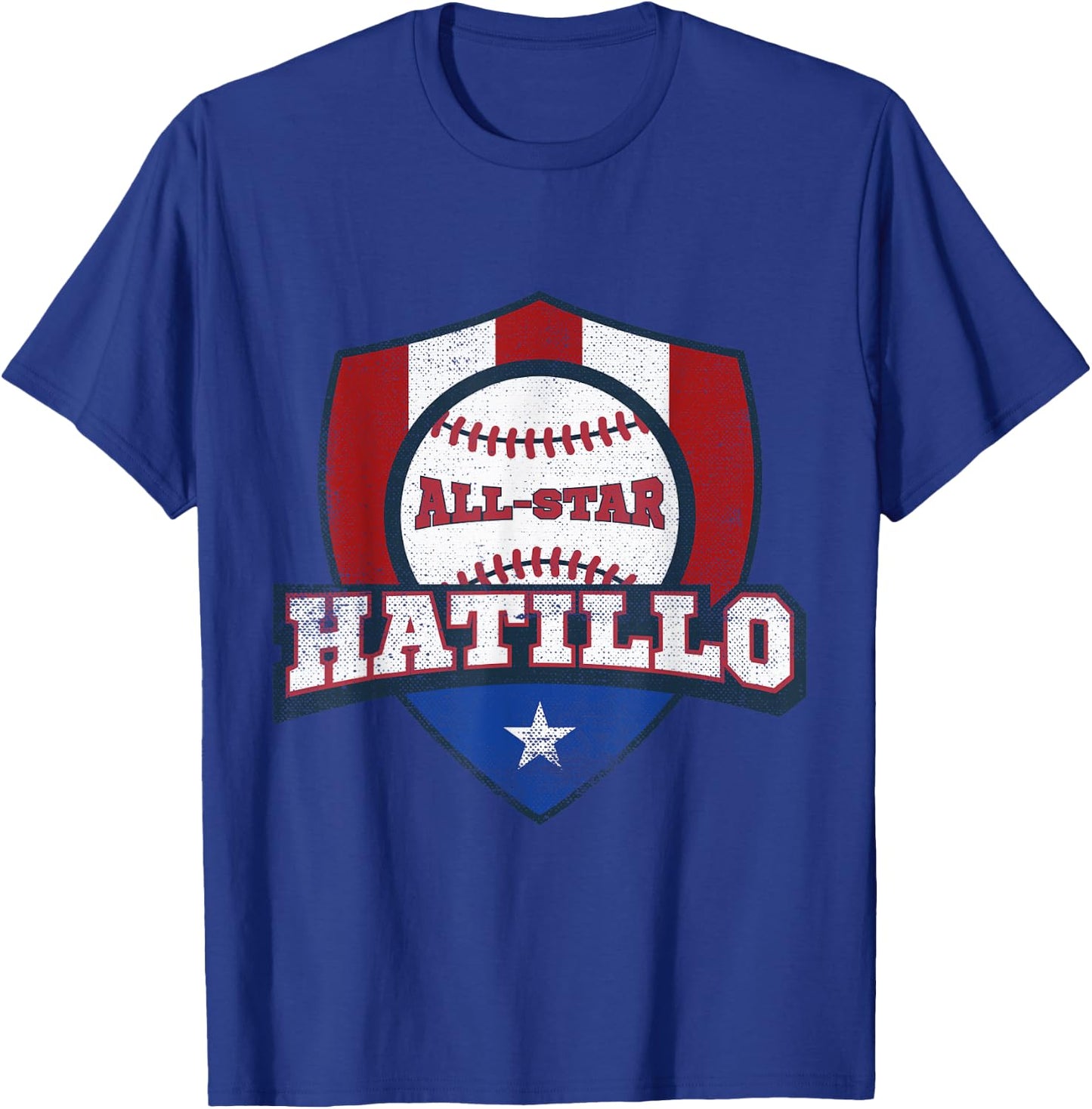 Hatillo Puerto Rico Camisa Puerto Rican World PR Baseball T-Shirt - T-Shirt | Royal