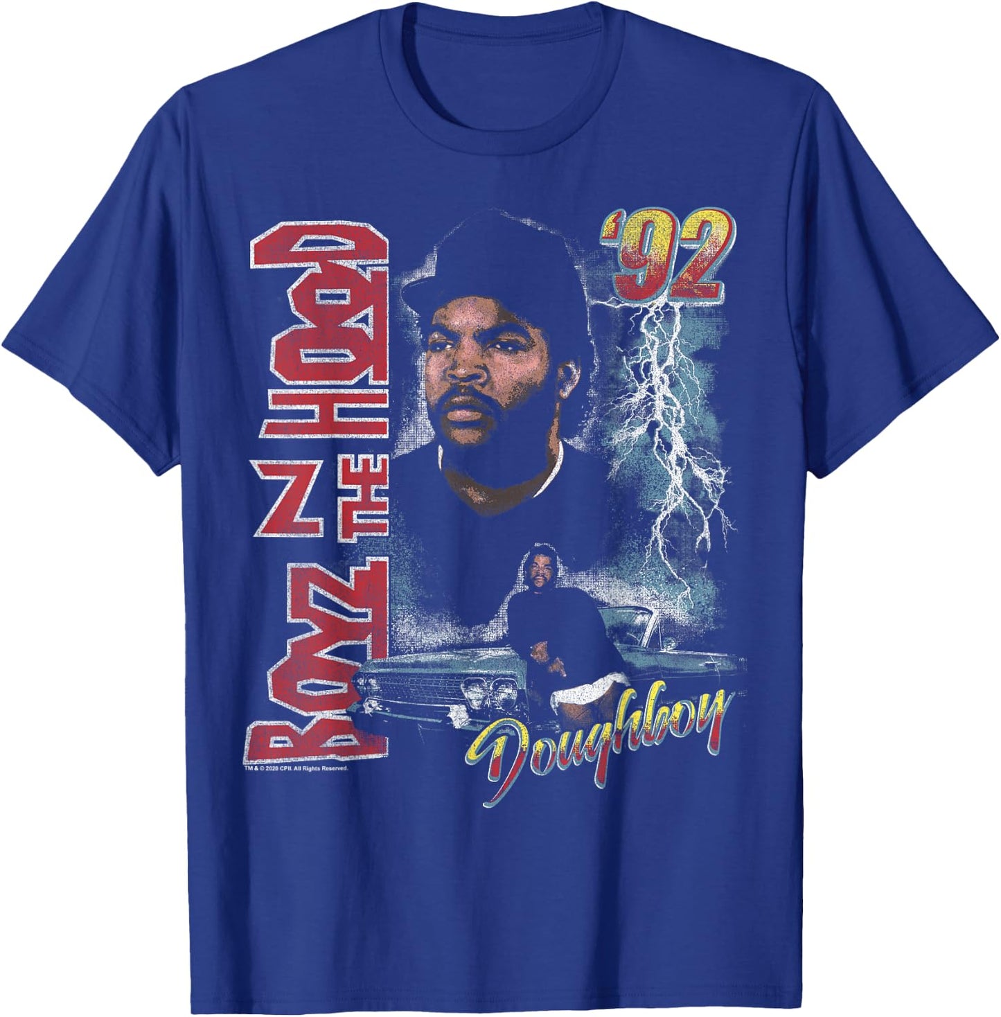 Boyz in The Hood Doughboy Poster Short Sleeve T-Shirt - T-Shirt | Royal