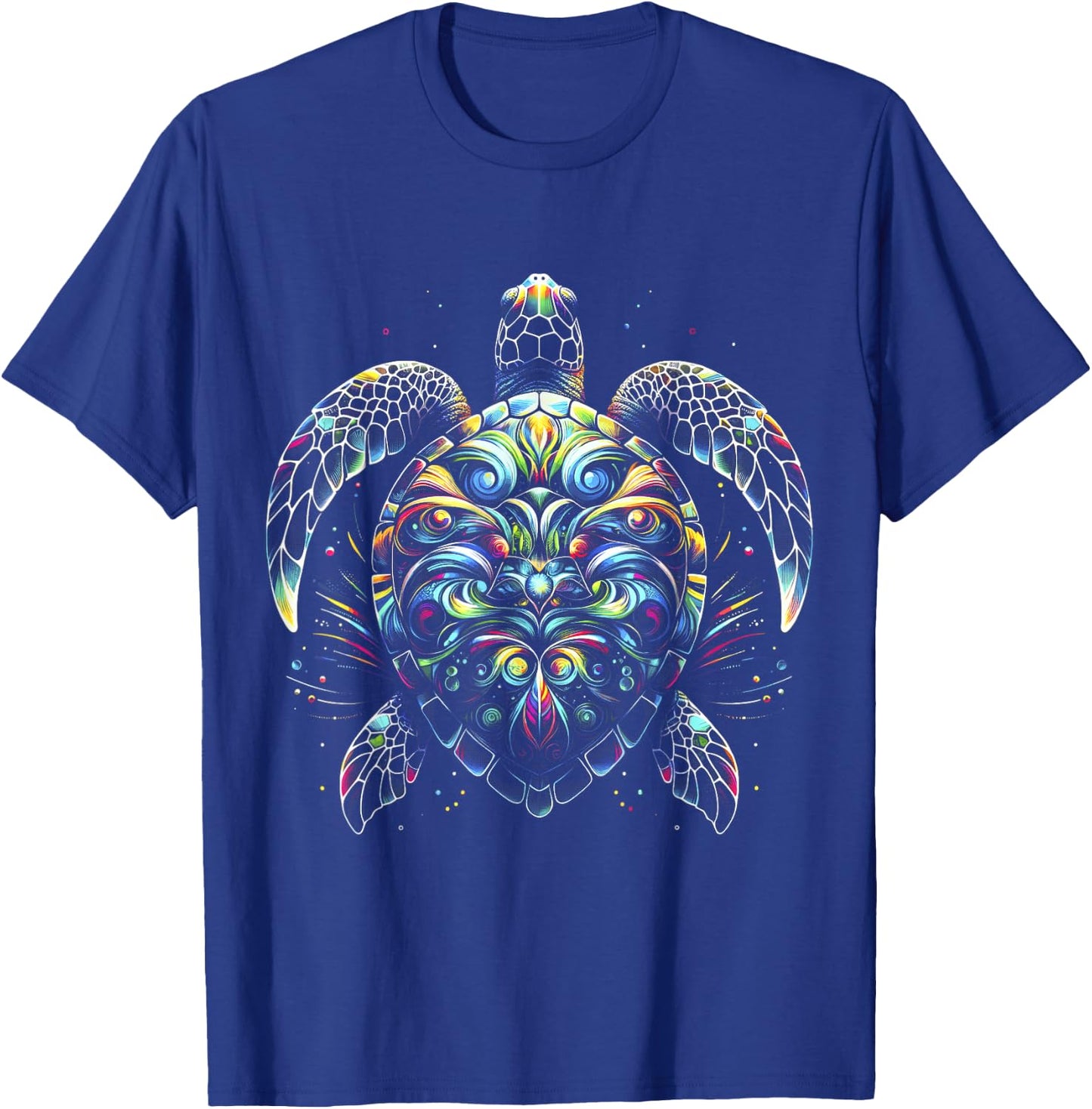 Sea Turtle Beach Lover Ocean Animal Graphic Novelty T-Shirt - T-Shirt | Royal