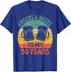 50th Birthday Gift Cheers And Beers To My 50 Years T-Shirt - T-Shirt | Royal