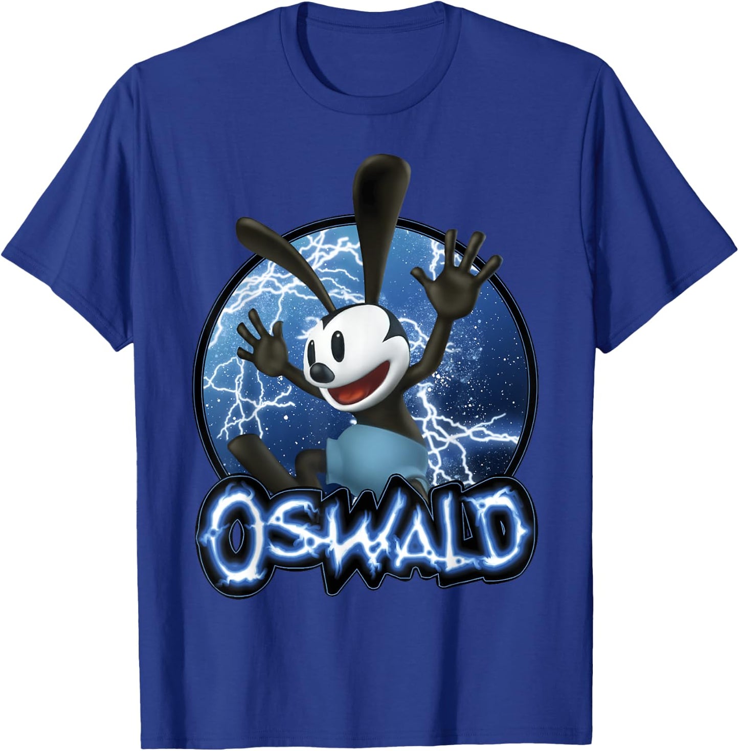 Disney Epic Mickey Oswald Lightning Portrait T-Shirt - T-Shirt | Royal