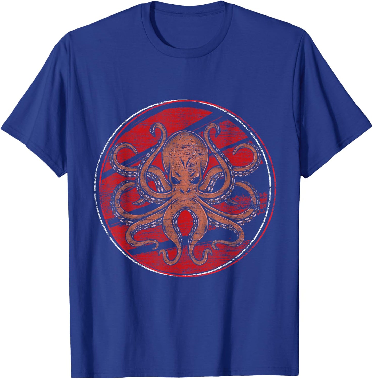Sea creatures gift ocean octopus T-Shirt - T-Shirt | Royal