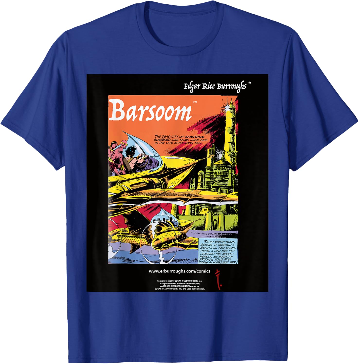 Barsoom T-Shirt - T-Shirt | Royal