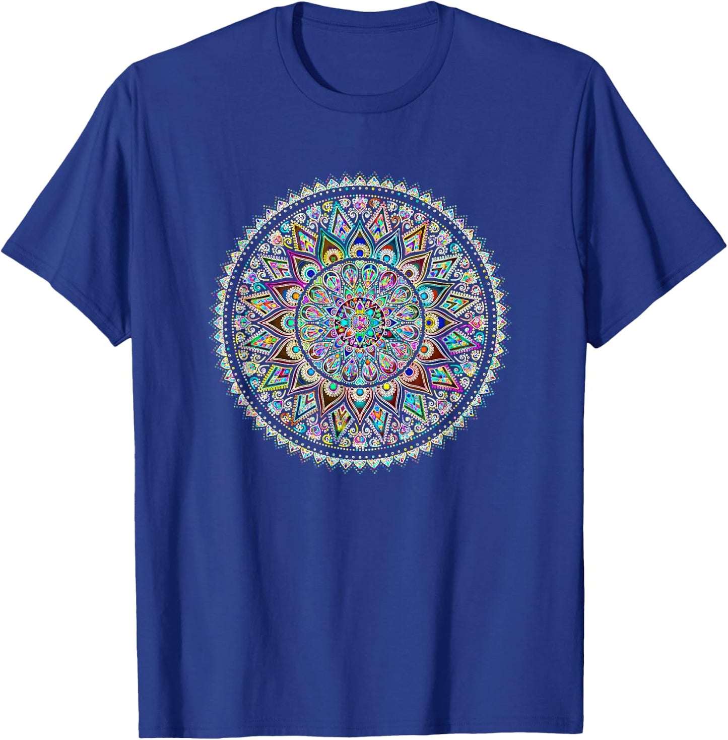 Psychedelic Love Mandala Heart Chakra T-Shirt - T-Shirt | Royal