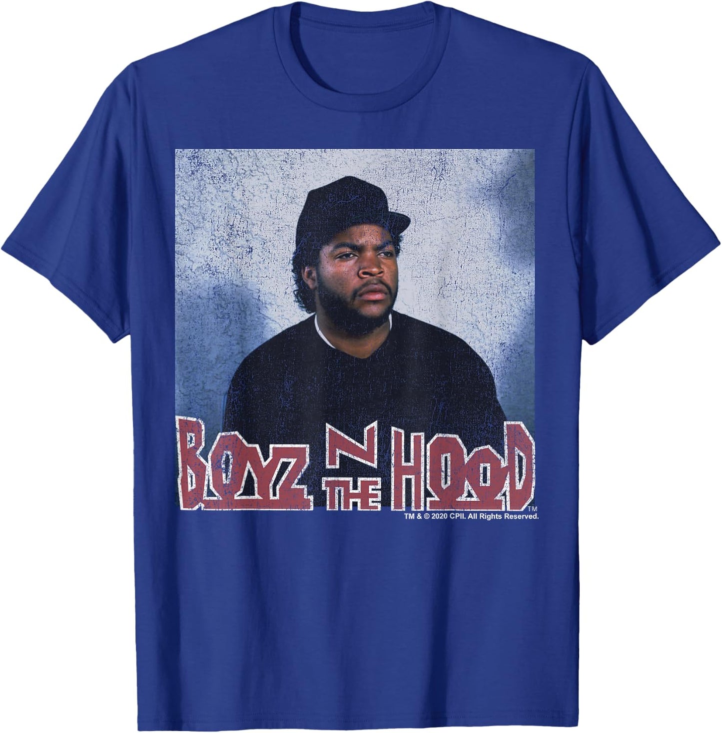 Boyz in The Hood Cube Slice T-Shirt - T-Shirt | Royal