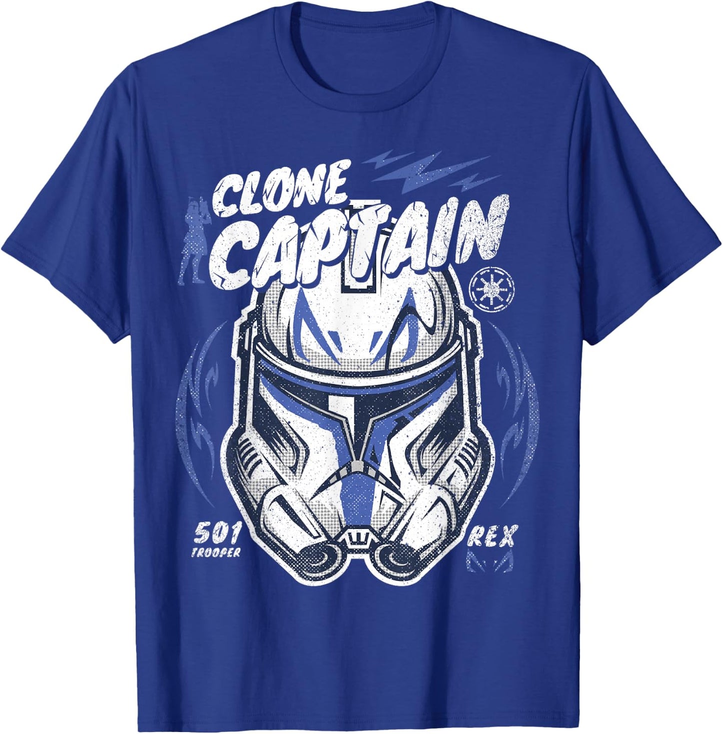 Star Wars Clone Wars Clone Captain Rex T-Shirt - T-Shirt | Royal