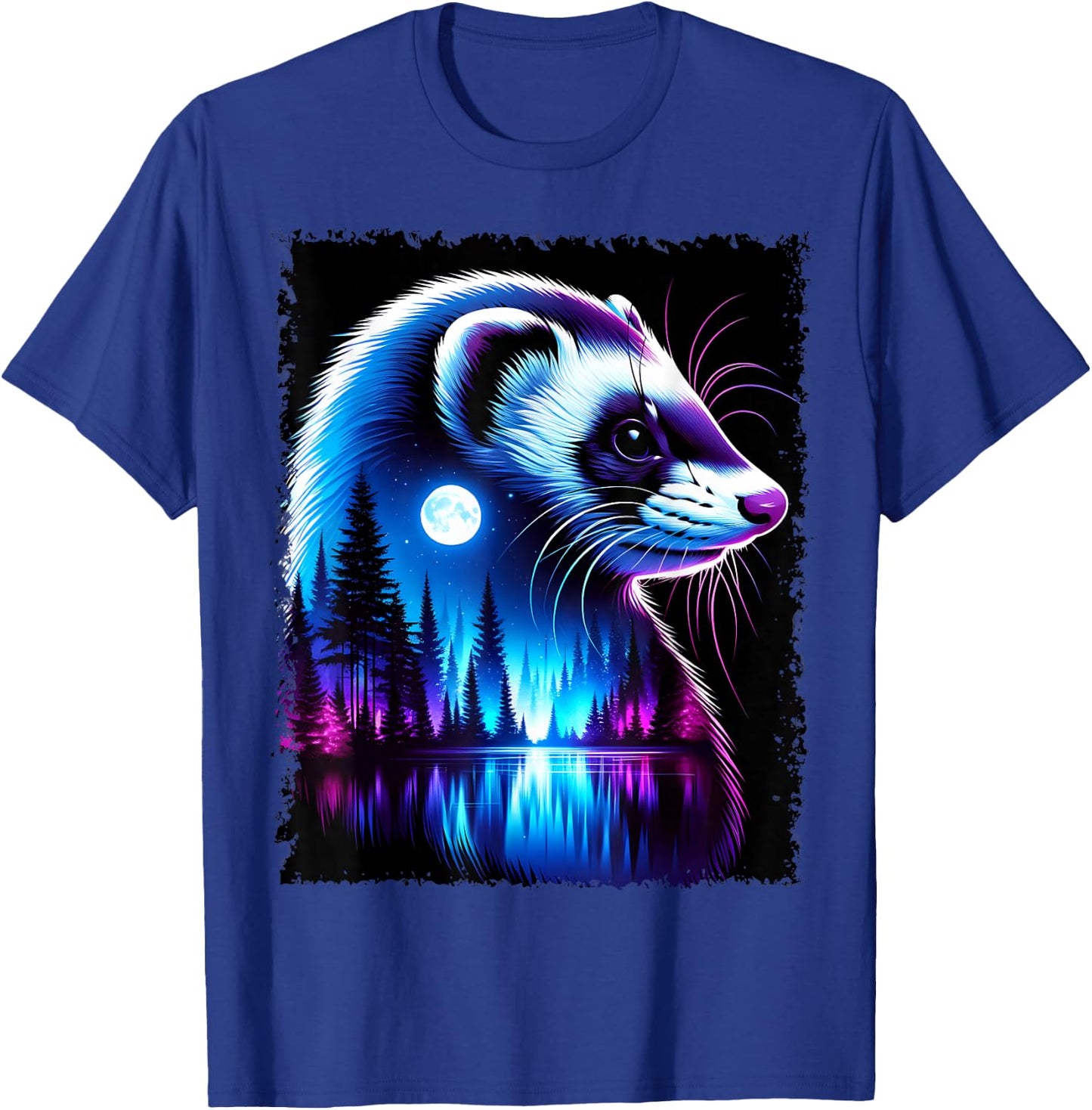 Spirit Animal Ferret Men Women Kids Christmas T-Shirt - T-Shirt | Royal
