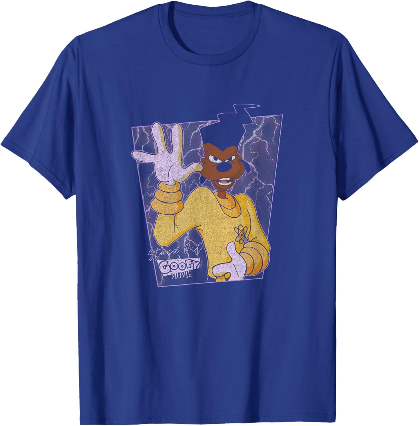 Disney Goofy Movie Powerline Poster T-Shirt - T-Shirt | Royal