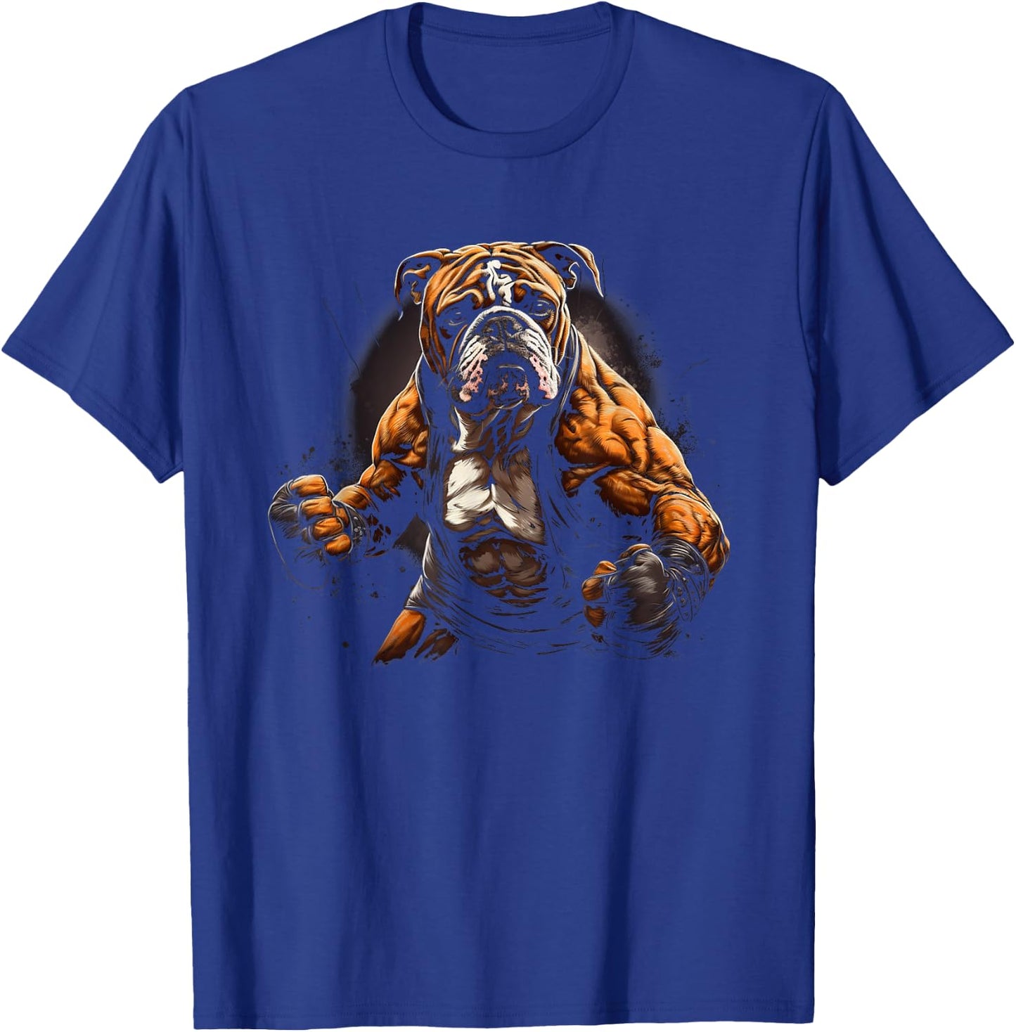 Bulldog Boxing T-Shirt - T-Shirt | Royal