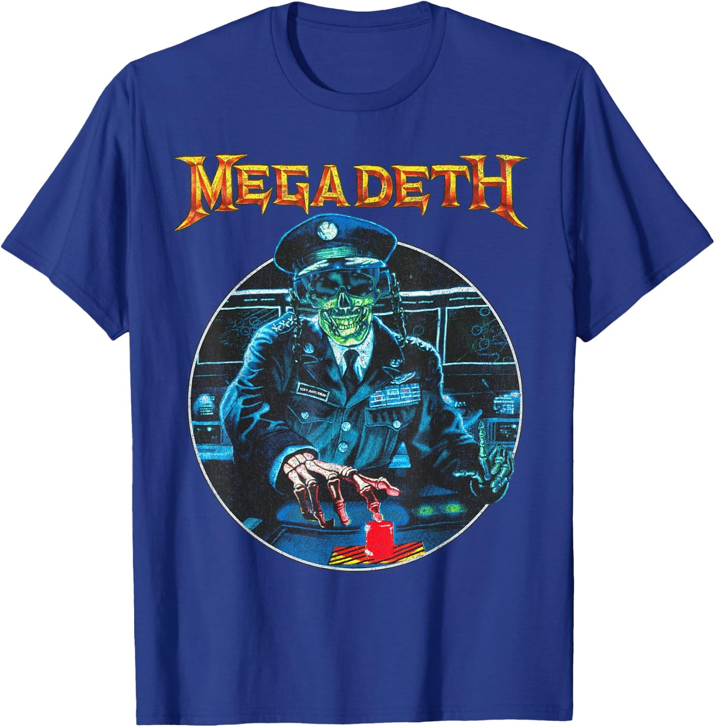 Megadeth - Vintage General Vic T-Shirt - T-Shirt | Royal