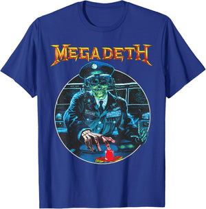 Megadeth - Vintage General Vic T-Shirt - T-Shirt | Royal