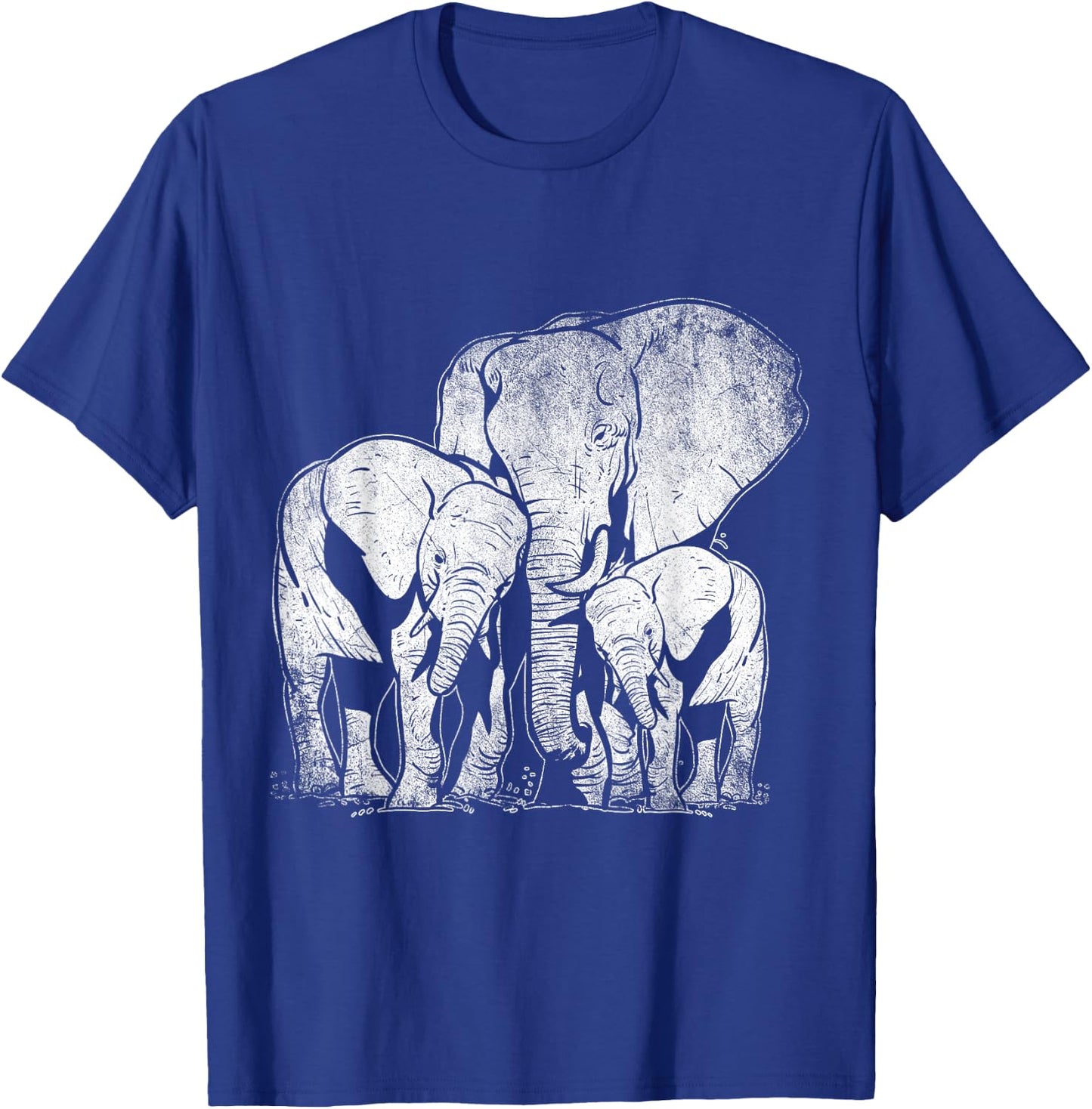 Elephant Family Elephant T-Shirt - T-Shirt | Royal