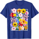 Flowers of Michigan Word Art - Michigander Pride T-Shirt - T-Shirt | Royal