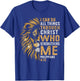 Christian I Can Do All Thing Through Christ Lion Faith Bible T-Shirt - T-Shirt | Royal