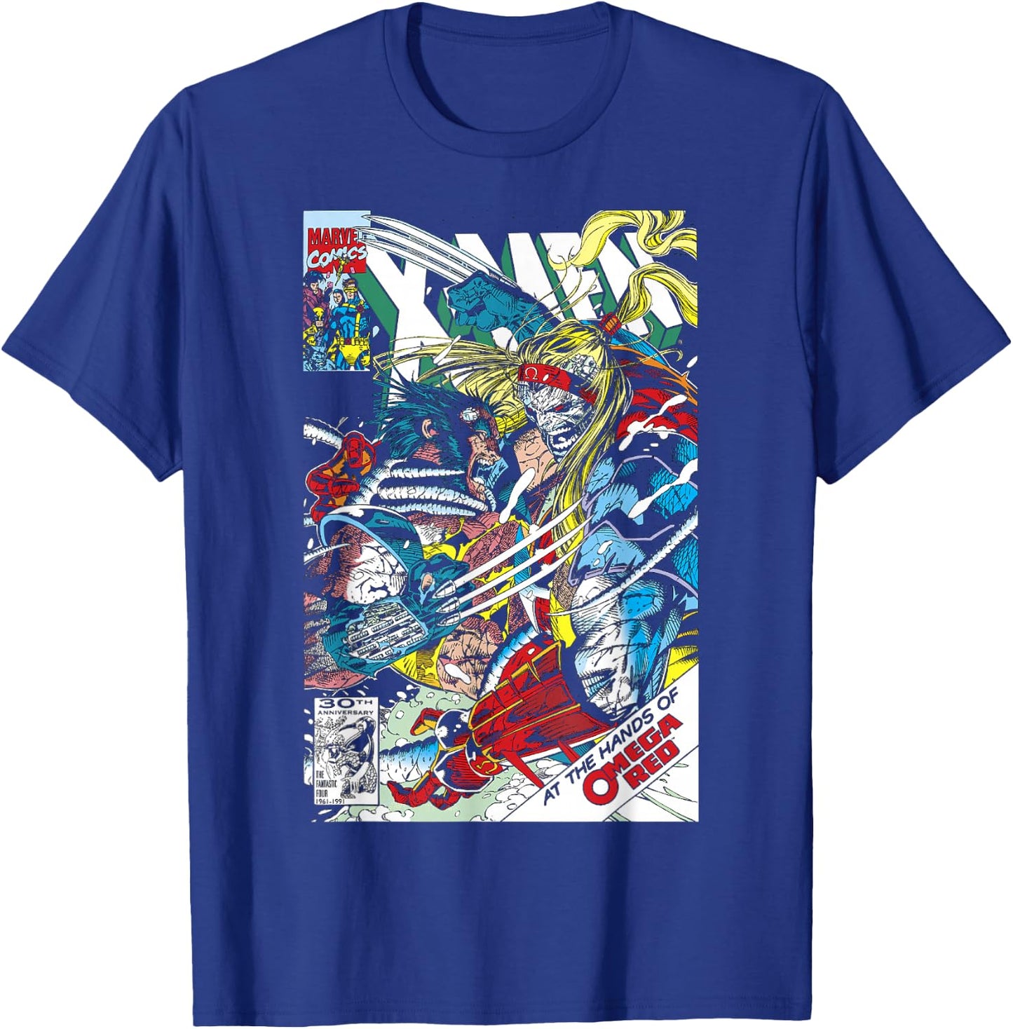 Marvel Omega Red Comic Book Cover Small T-Shirt - T-Shirt | Royal