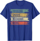 Husband Daddy Mechanic Hero Funny Father's Day Mechanic Gift T-Shirt - T-Shirt | Royal