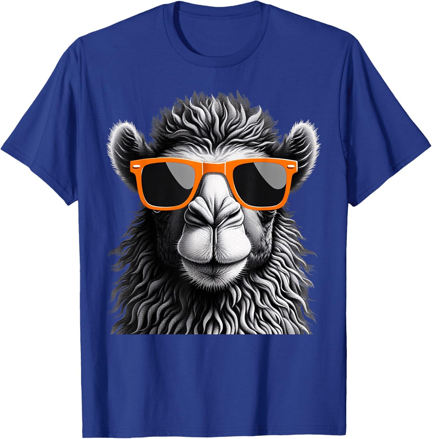 Cool Camel Wearing Sunglasses Graphic Art T-Shirt - T-Shirt | Royal