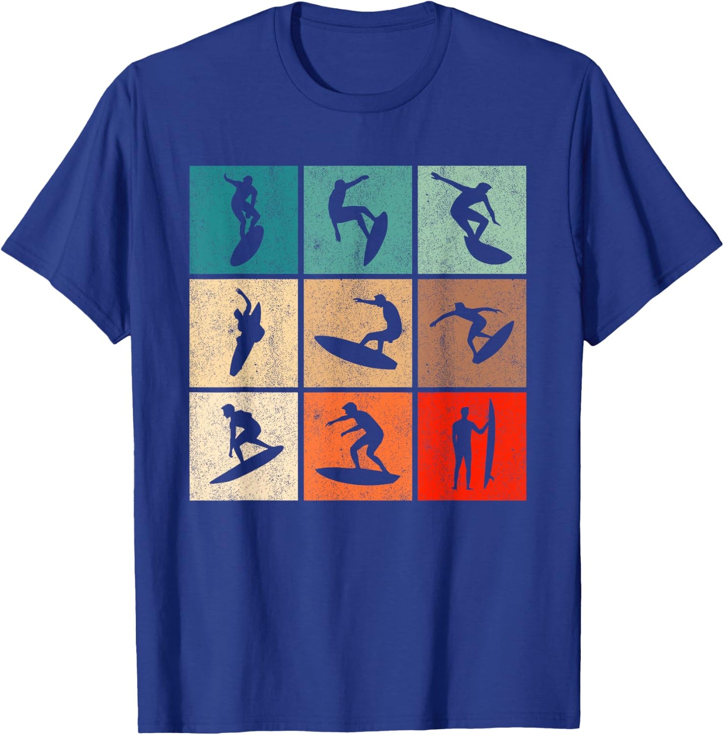 Surf Retro Surfing Vintage Surfers Surfer T-Shirt - T-Shirt | Royal