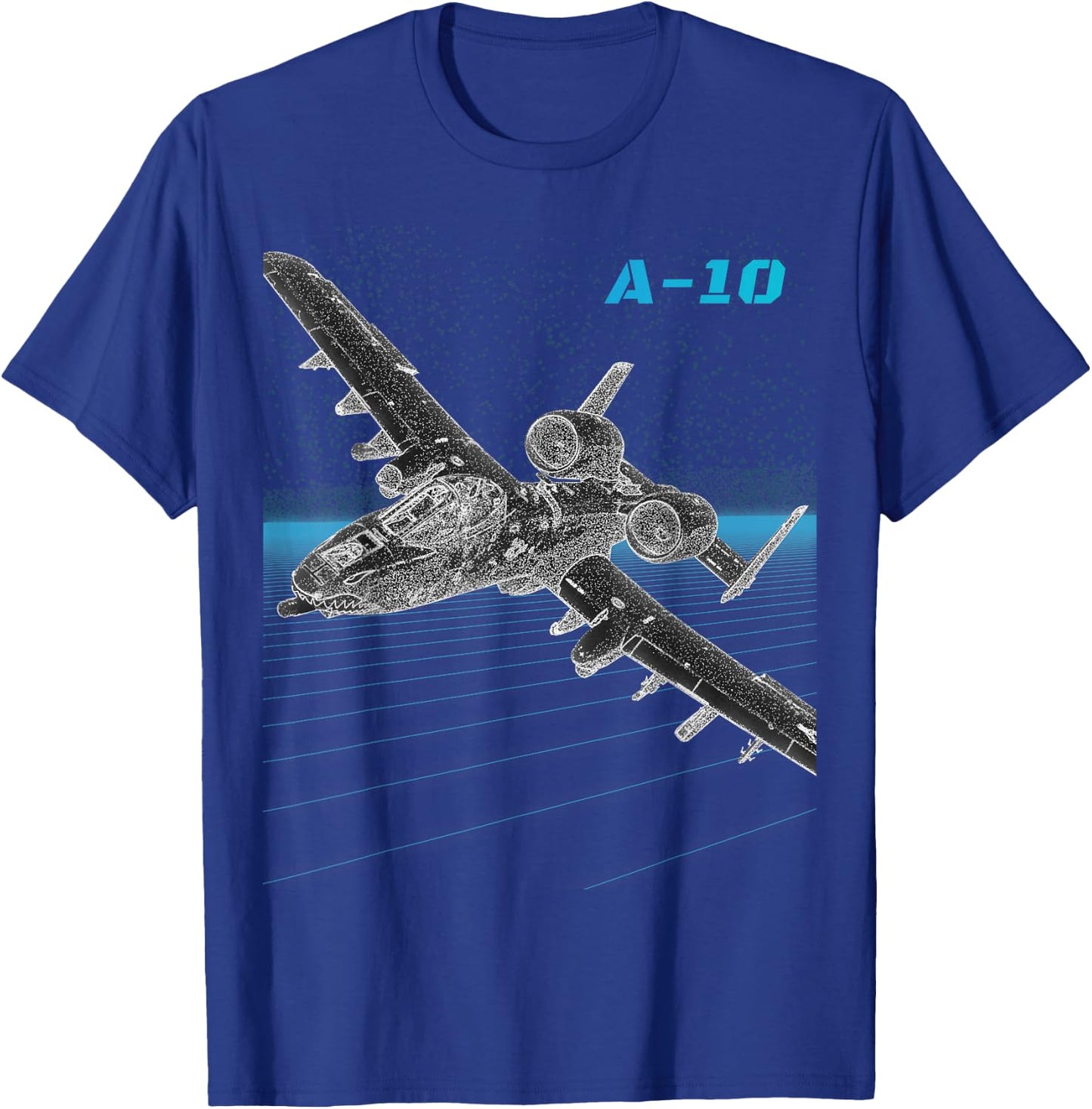 A-10 Thunderbolt II (Warthog) T-Shirt - T-Shirt | Royal