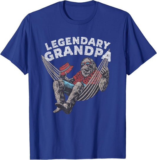 Funny Grandpa Legendary Saying T-Shirt - T-Shirt | Royal