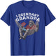 Funny Grandpa Legendary Saying T-Shirt - T-Shirt | Royal