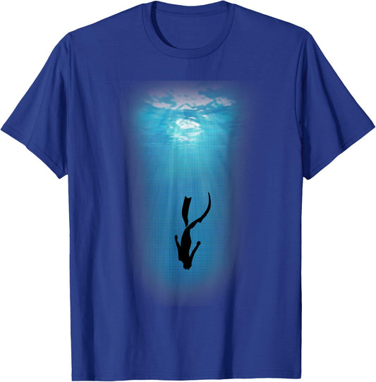 Freediving Apnea Freediver Free Dive Gift Women T-Shirt - T-Shirt | Royal