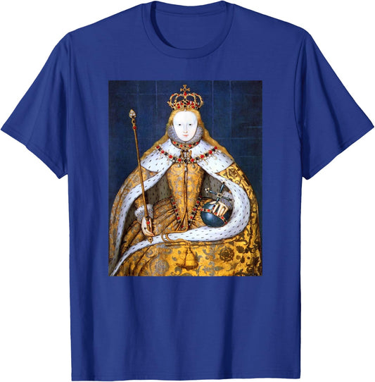Elizabeth I In Coronation Robe T-Shirt - T-Shirt | Royal