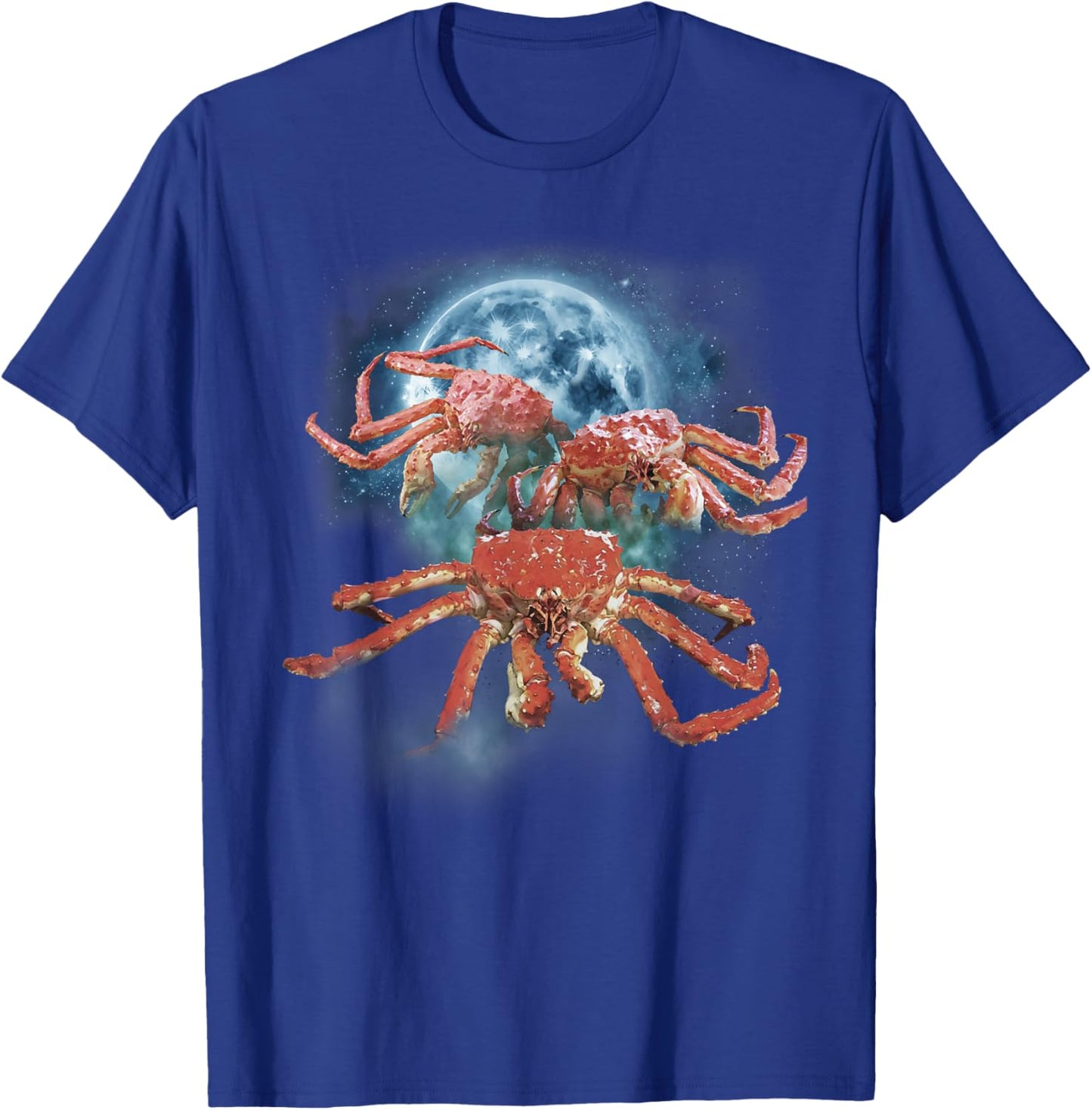 Funny King Crab Shirt - Crab Shirt - Howling at the Moon T-Shirt - T-Shirt | Royal