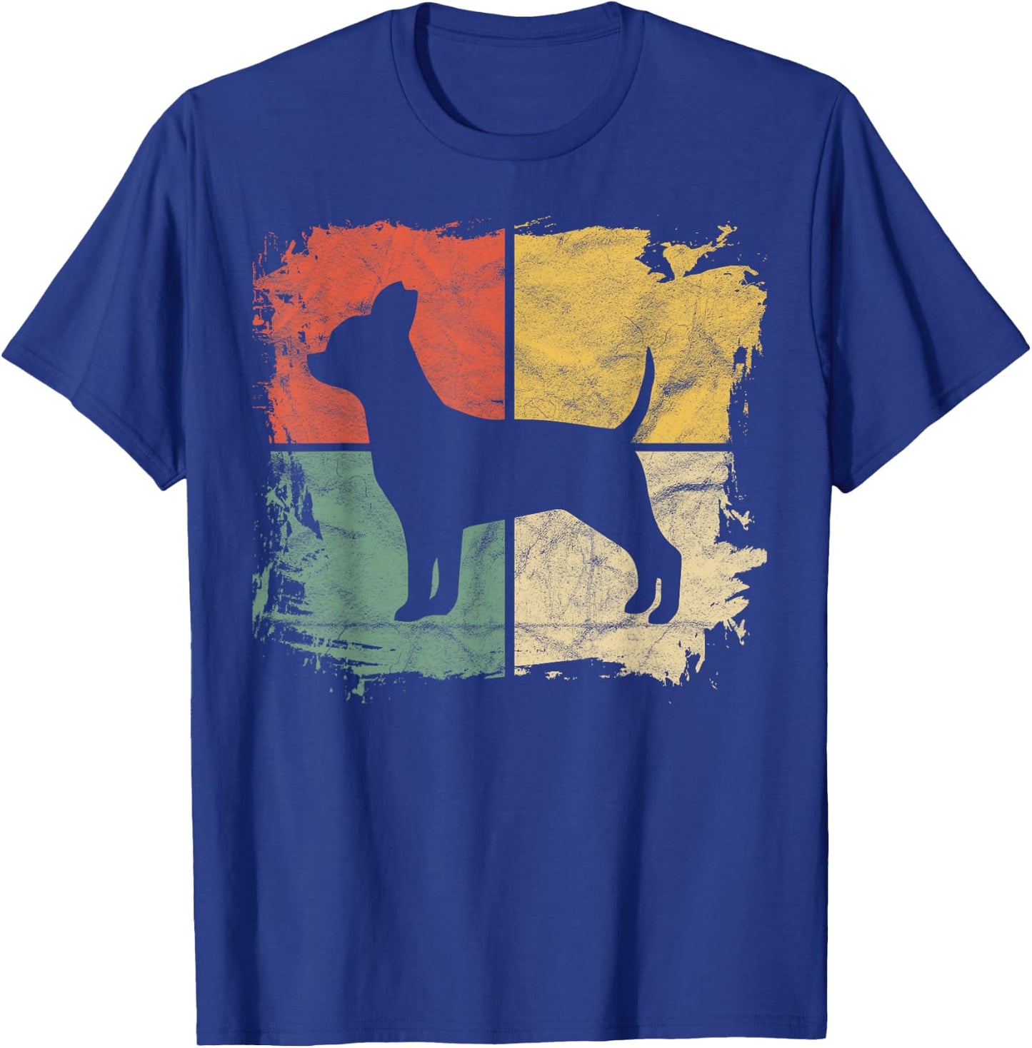 Square Retro Chihuahua Owner Gift Dog Parent Dad Chi-chi Mom T-Shirt - T-Shirt | Royal