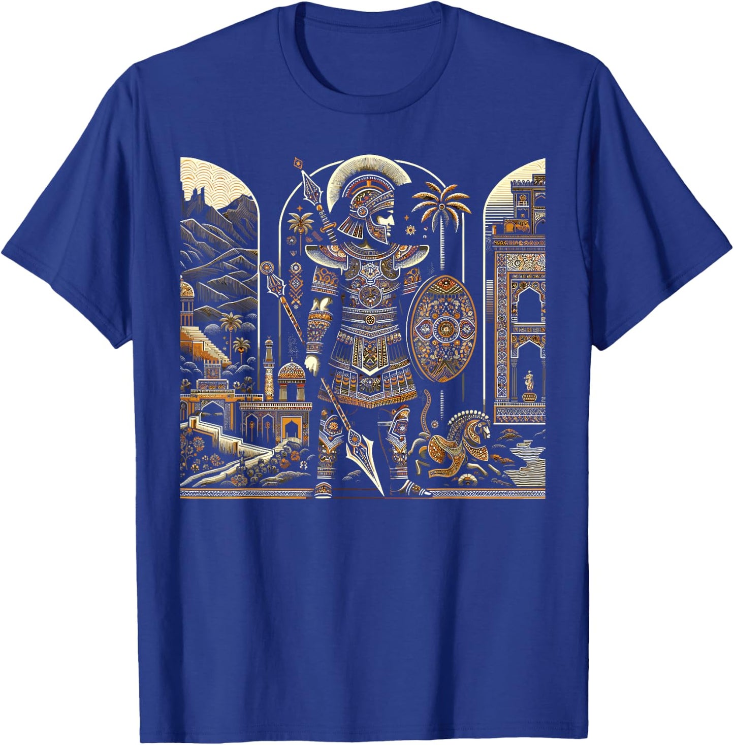 Persian Immortal Achaemenid Empire Persian Warrior T-Shirt - T-Shirt | Royal