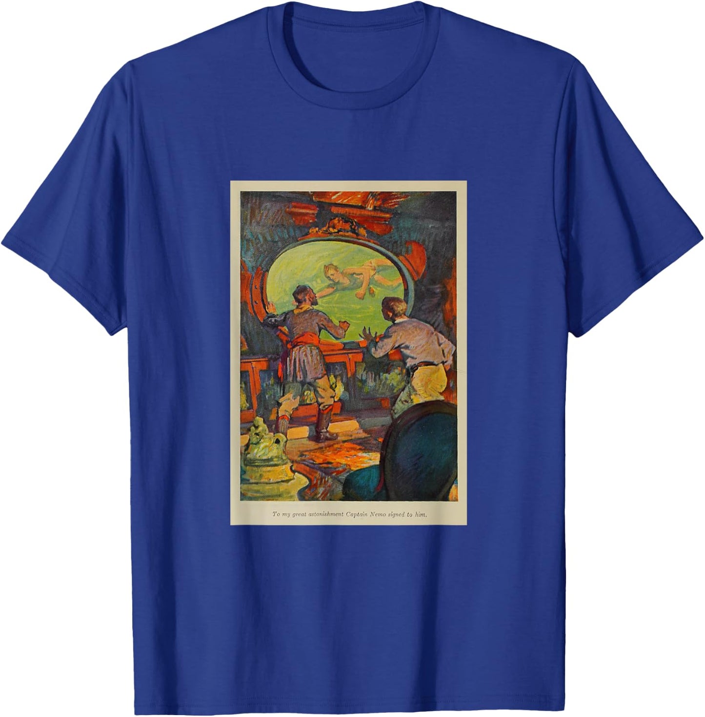 20,000 Leagues Under the Sea - Shipwrecked Sailor T-Shirt - T-Shirt | Royal