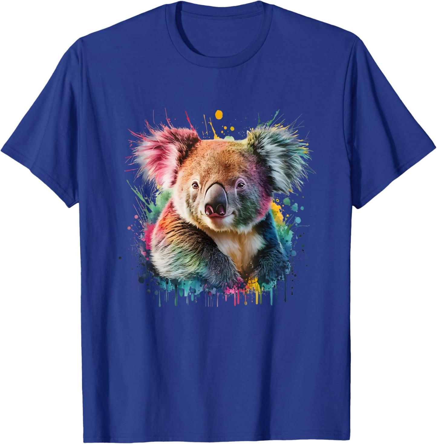Koala Bear Men Woman Colorful Watercolor Koala Bear T-Shirt - T-Shirt | Royal