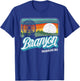 Branson Missouri Vintage 80s Style Retro Distressed T-Shirt - T-Shirt | Royal
